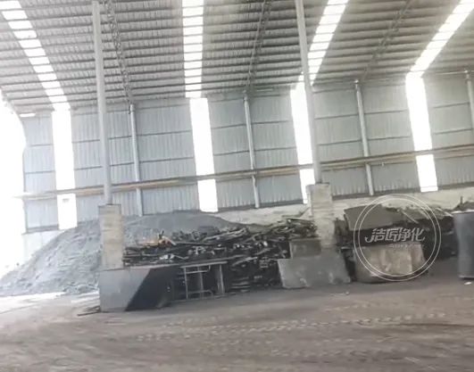 為陶瓷廠煤氣站安裝100+個高壓噴霧頭！Dejing的凈?除臭顯實力！